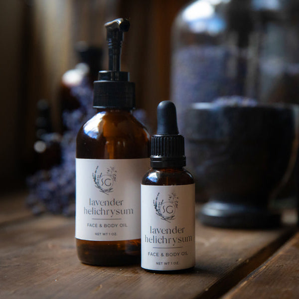 Lavender & Helichrysum Face and Body Oil