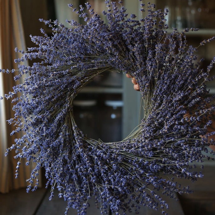 Dried Lavender Wreath