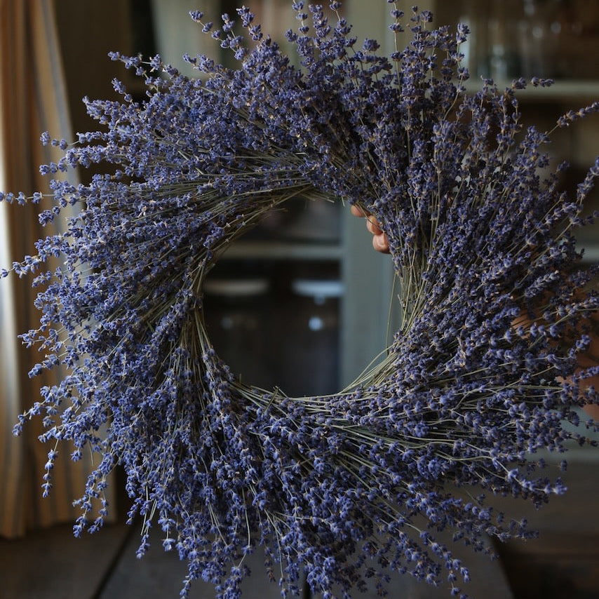 Dried Lavender Wreath