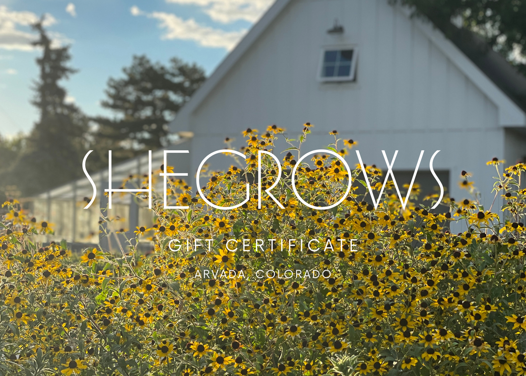 SHEGROWS Gift Card